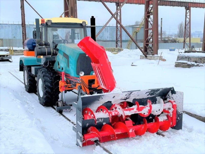 Снегоочиститель фрезерно-роторный дэм-124
