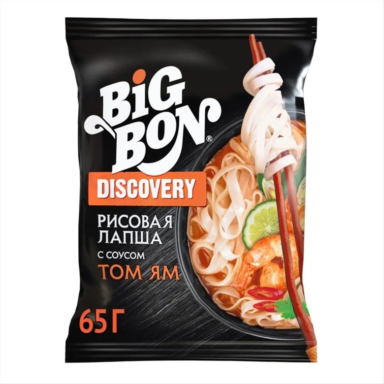Биг бон рисовая лапша том ям