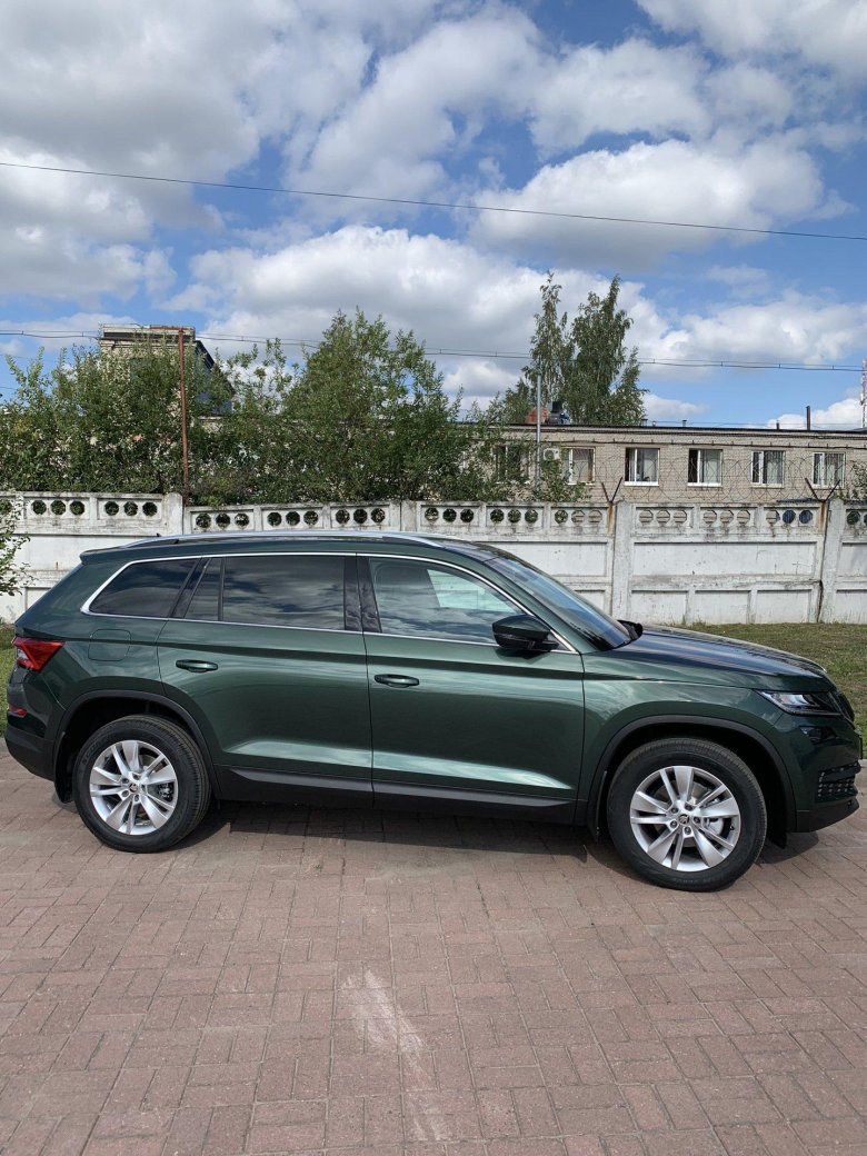 Skoda kodiaq emerald green