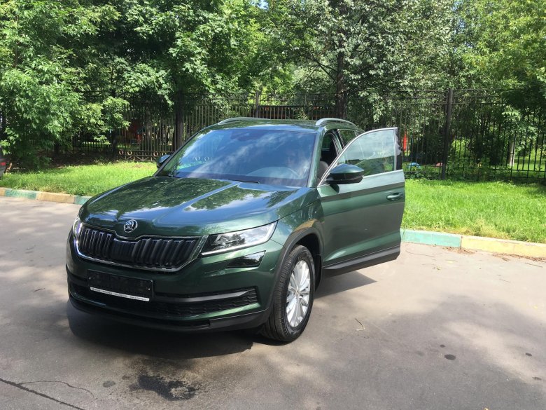 Skoda kodiaq green