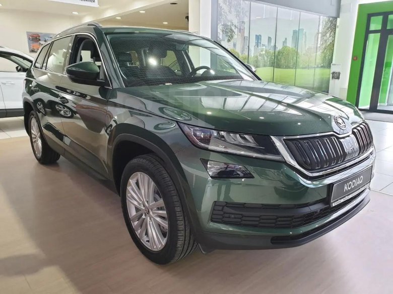 Шкода кодиак 2021 зеленый