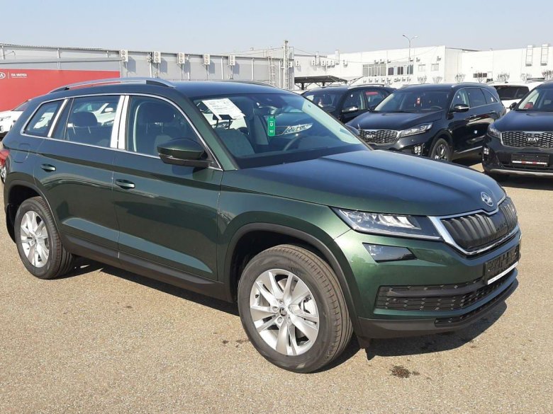 Шкода кодиак 2022 зеленый
