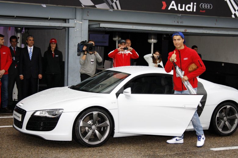 Audi r8 2009 криштиану роналду