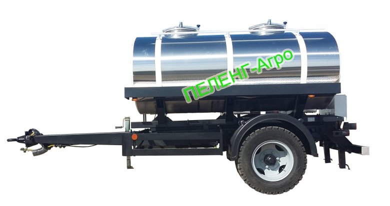 Цистерна-прицеп одноосная (пищевая) 600л