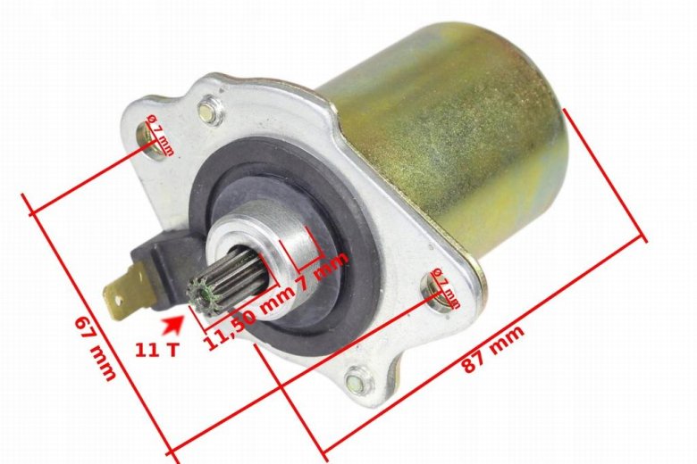 Электростартер на хонда дио 27