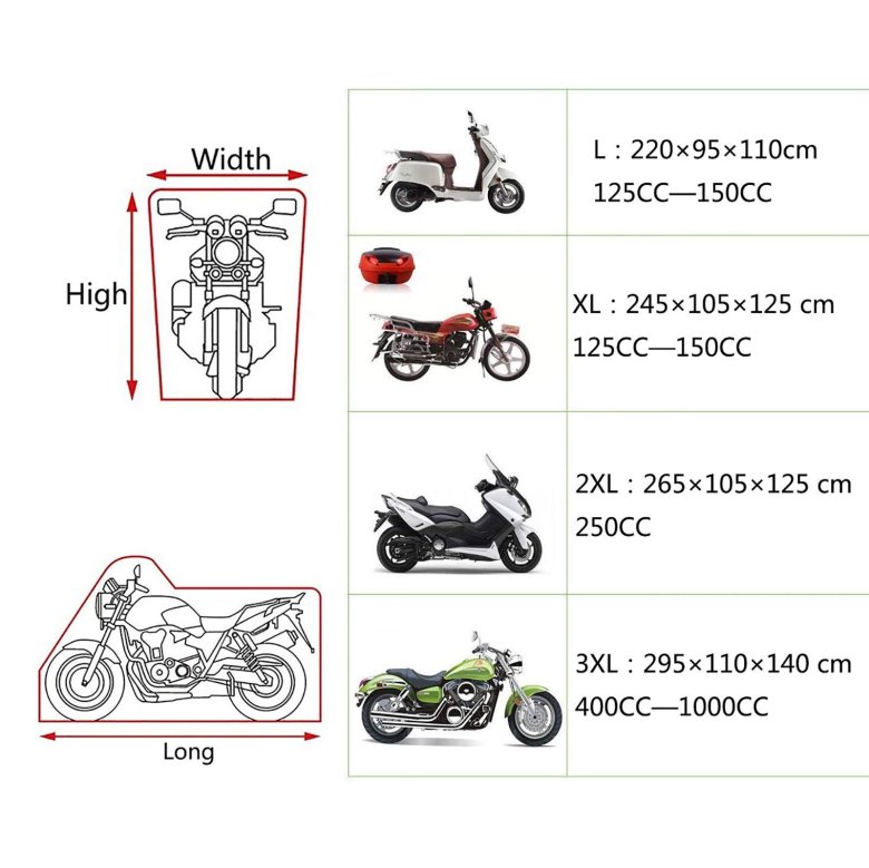 Мотоцикл чертеж
