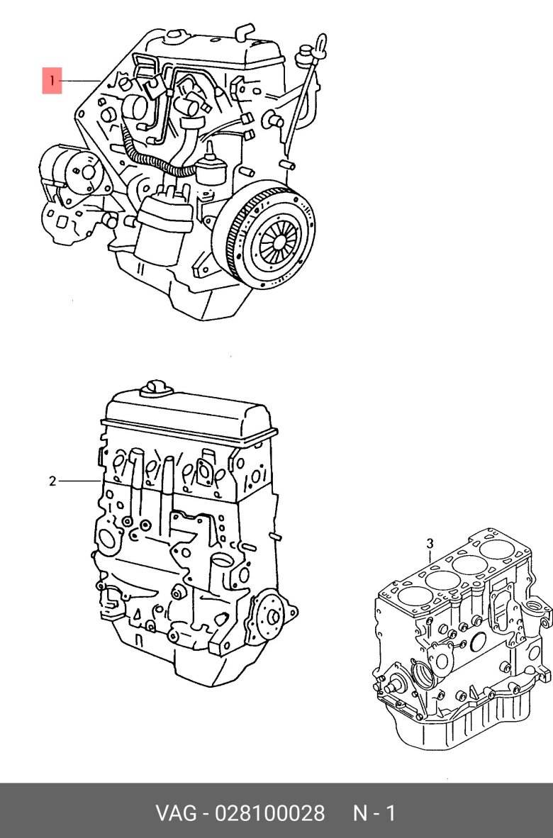 Двигатель фольксваген гольф 2 дизель схема