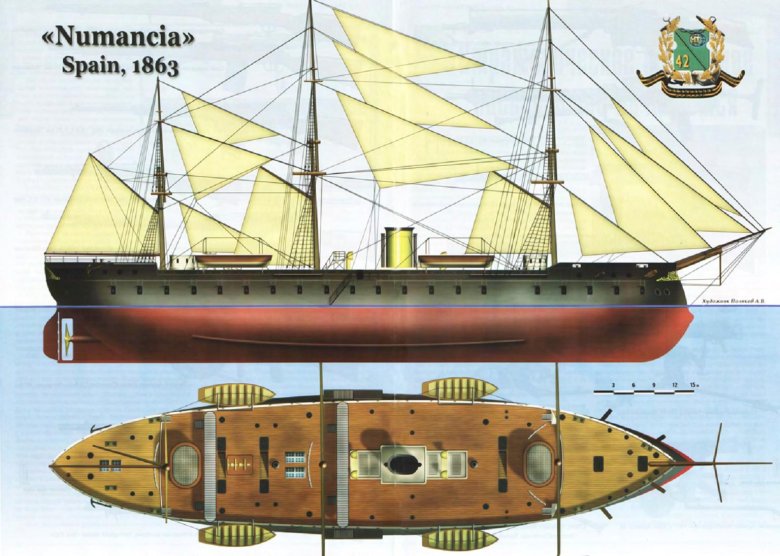 Броненосец numancia