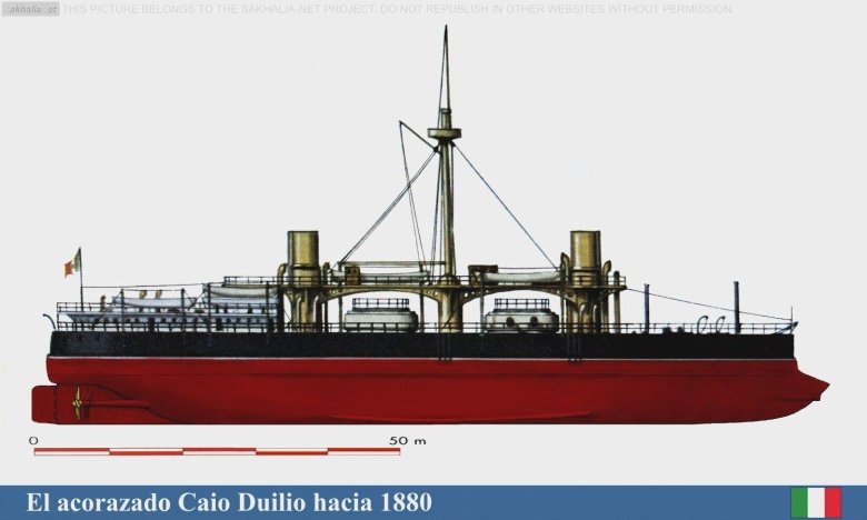 Броненосец дуилио италия