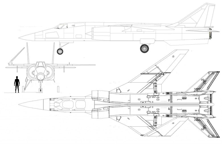 Чертежи самолета миг-31б
