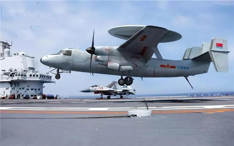 Палубный самолет дрло kj-600