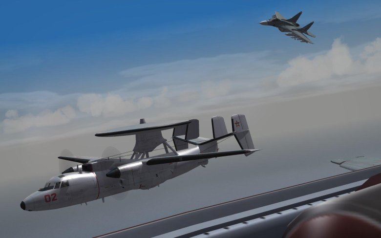 Як 44 э самолёт радиолокационного дозора и наведения