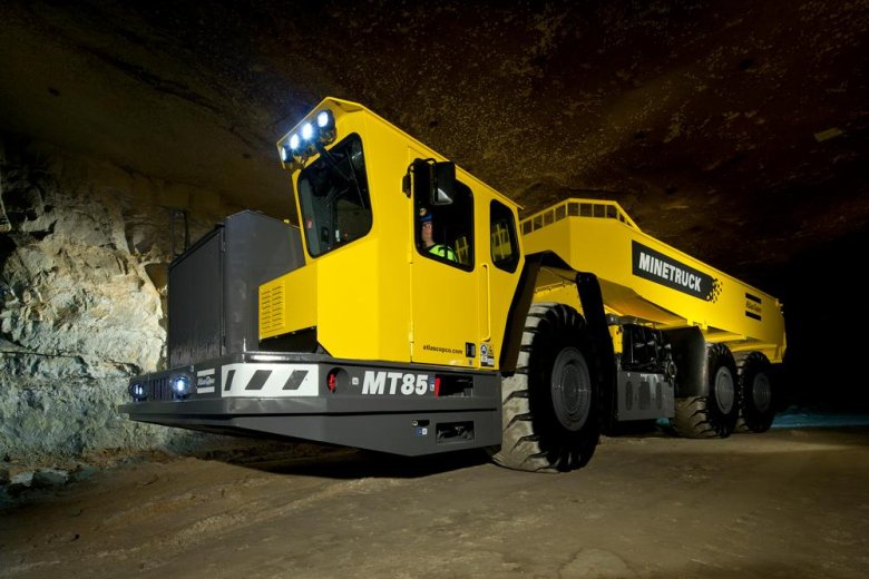 Подземные самосвалы атлас копко