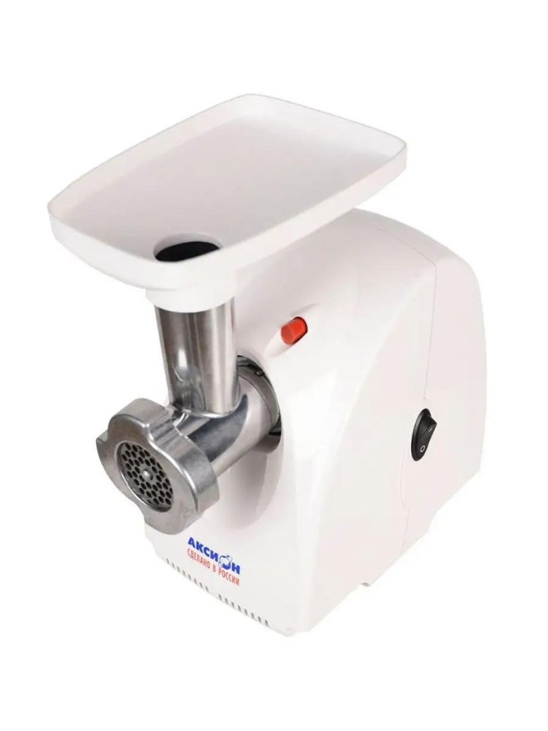 Мясорубка аксион м 32.01 белый