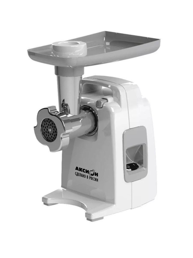 Мясорубка аксион м35.01 белая