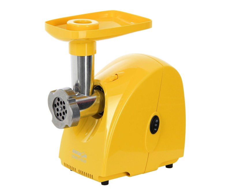 Мясорубка аксион м32.01 желтая