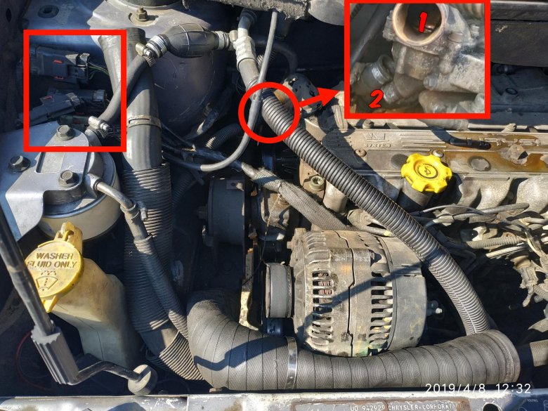 Термостат крайслер вояджер 2.4