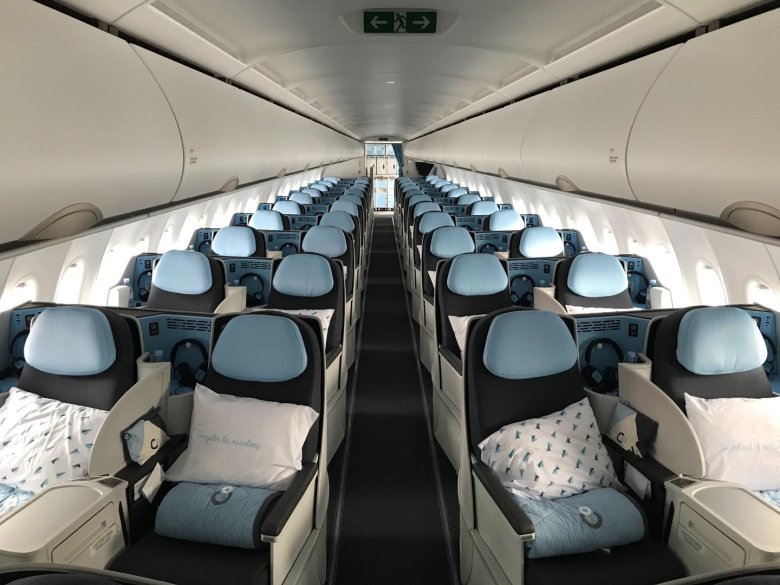 Airbus a321 салон