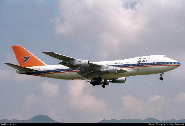 Boeing 747 south african airways