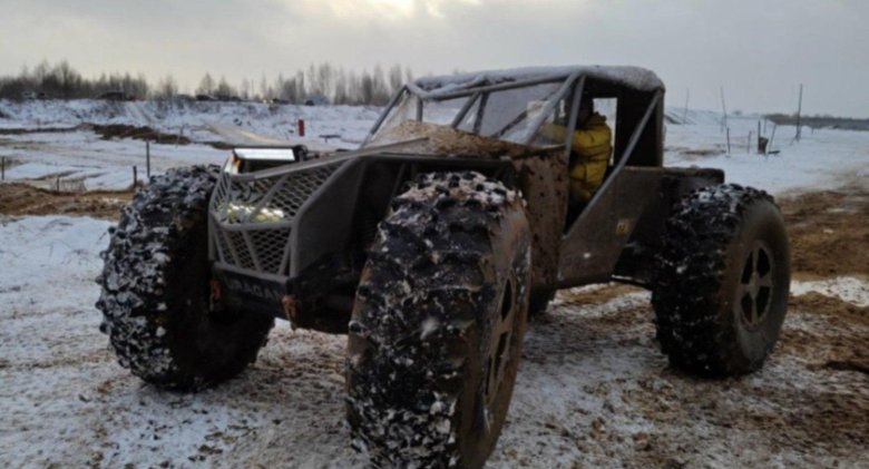 Вездеход на шинах низкого давления