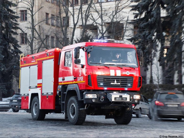 Пожарная машина пожарный