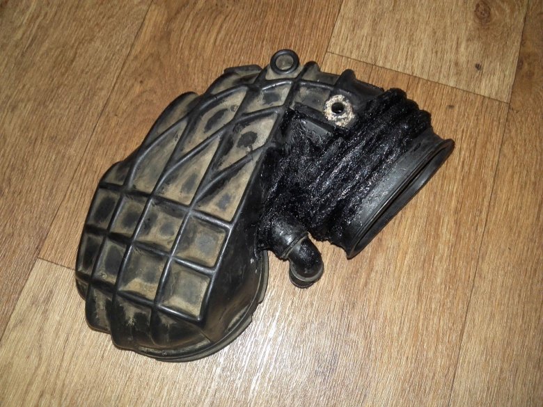 Гофра(черепаха) воздуховода расходомера audi 100 c4 2. 3 054133357b