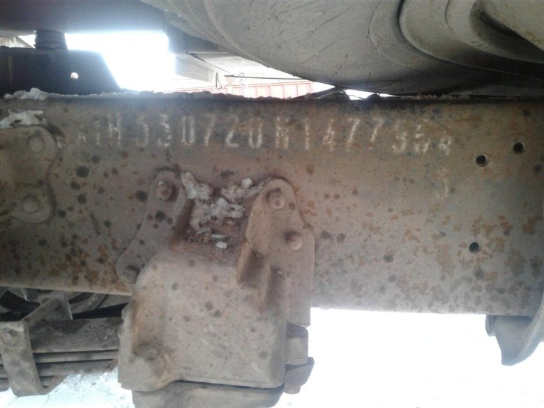 Номер шасси газ 3309