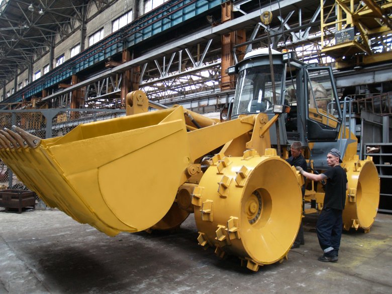 Фронтальный погрузчик чтз пк-70