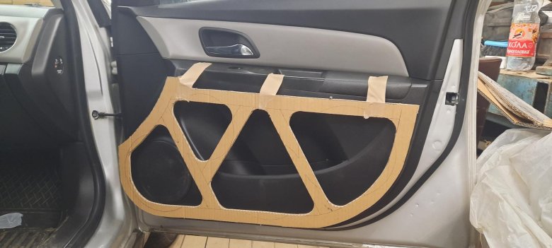 Дверные карты под автозвук шевроле круз