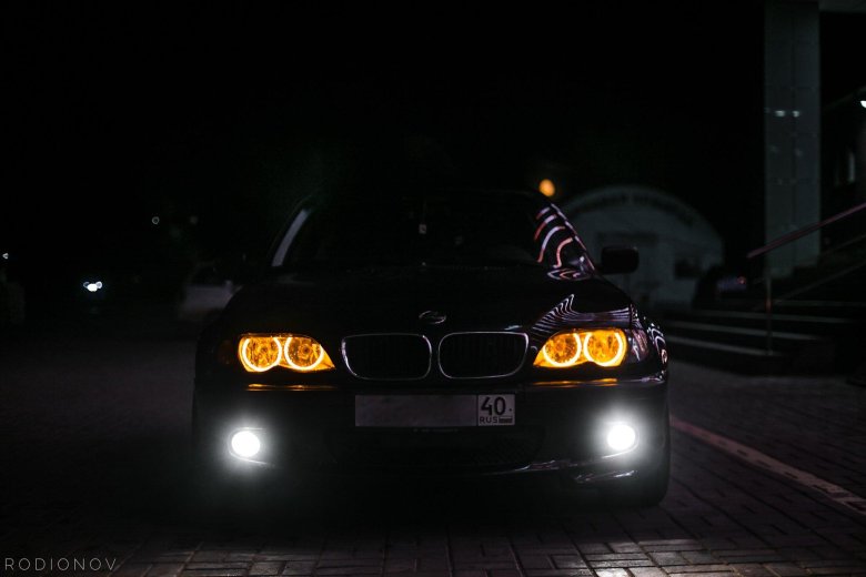 Bmw e46 ночью