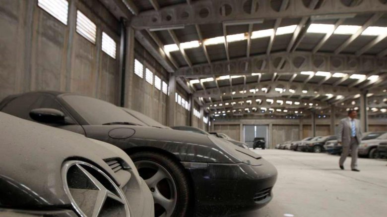 Заброшенный бугатти в дубае