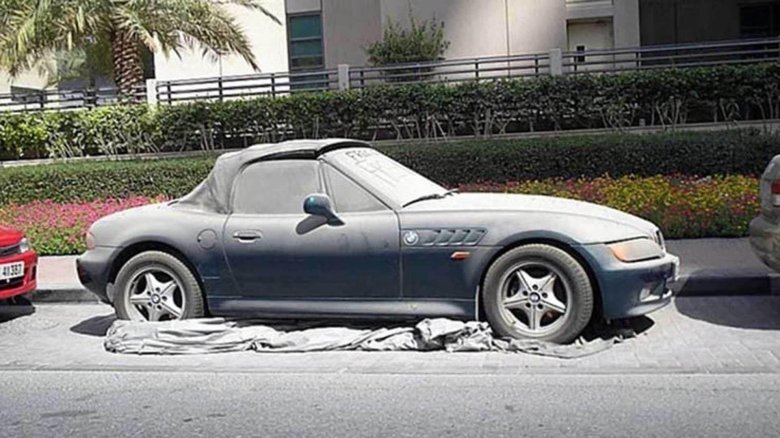 Заброшенные авто в дубае