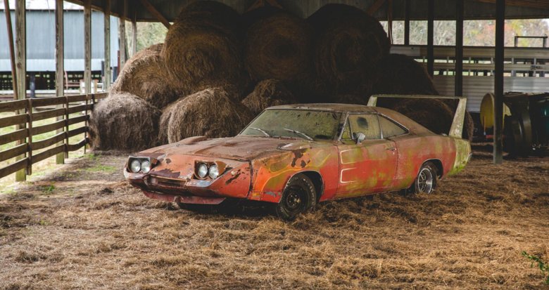 Додж чарджер дайтона 1969 заброшенный