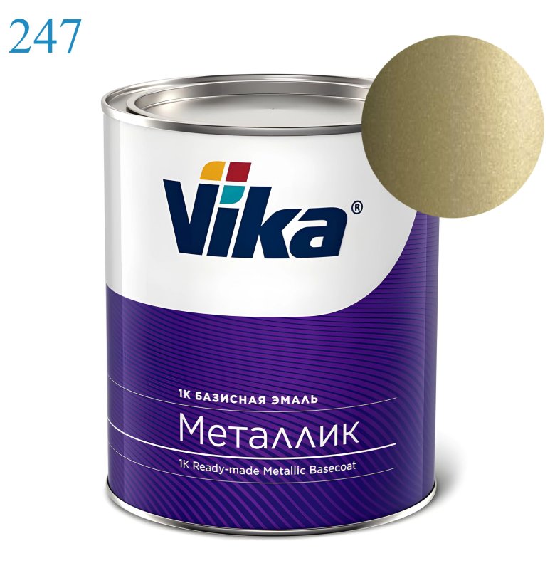 Базисная эмаль металлик vika