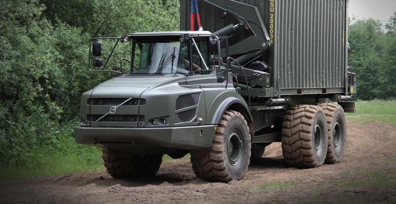Volvo military truck