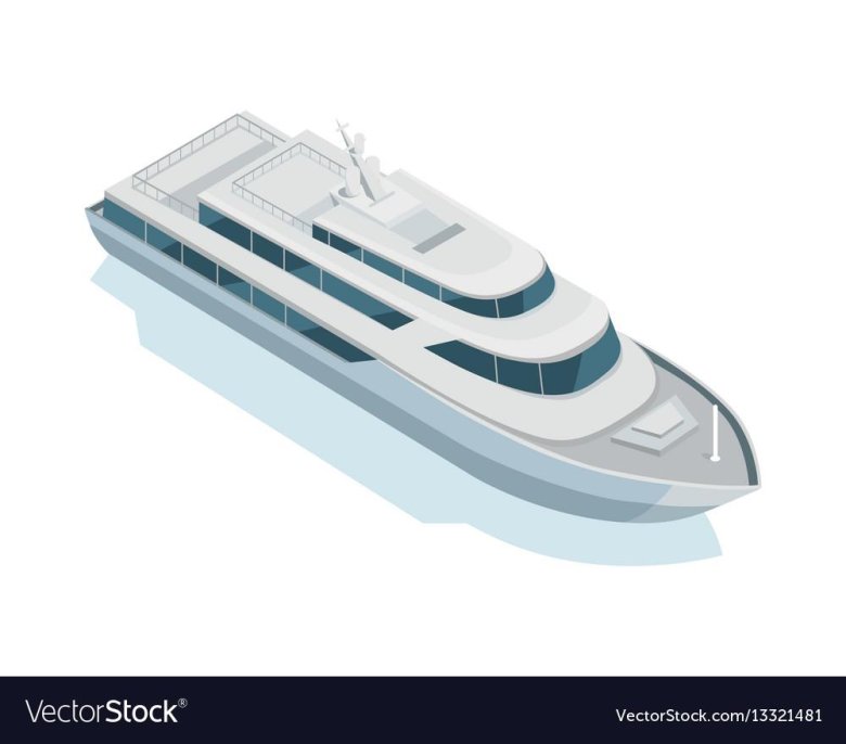 Яхта вектор