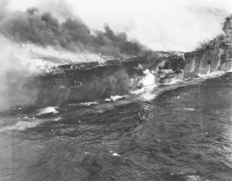 Авианосец франклин 1945