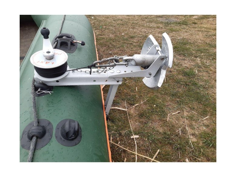 Ручная якорная лебедка для лодки пвх