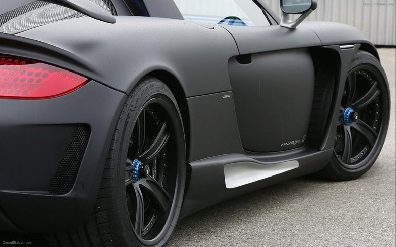 Porsche carrera gt gemballa черная матовая