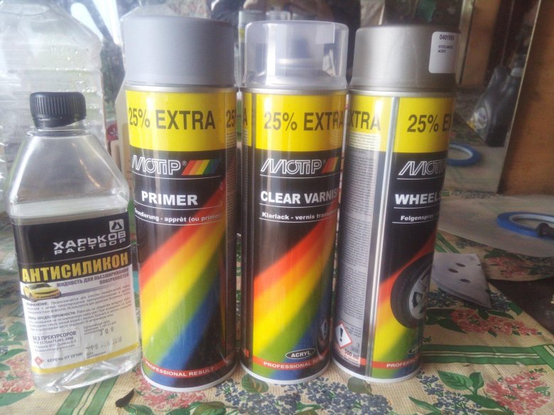 Краска графитовый металлик в баллончиках