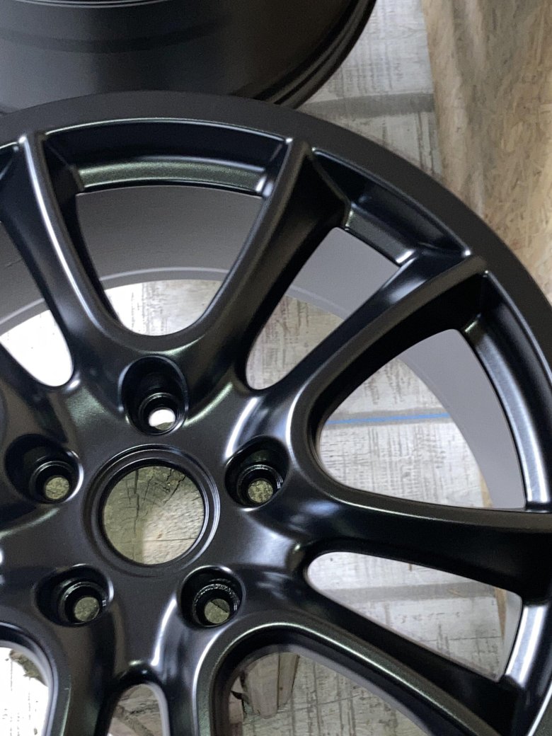 Порошковая покраска черный