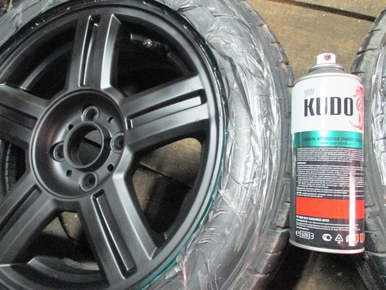 Покраска дисков баллончиком