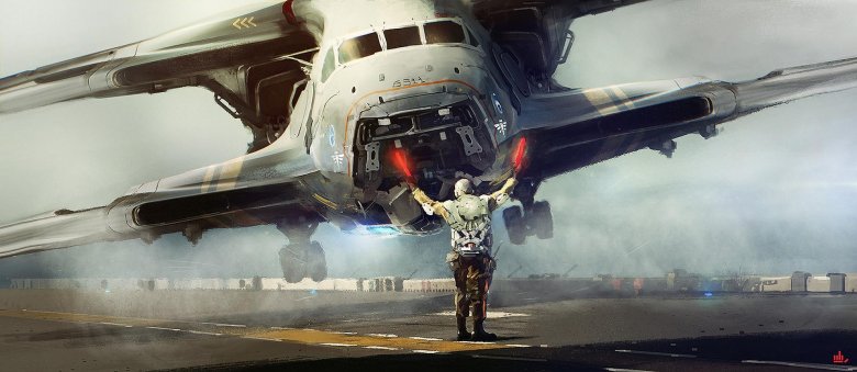 Ганшип концепт арт