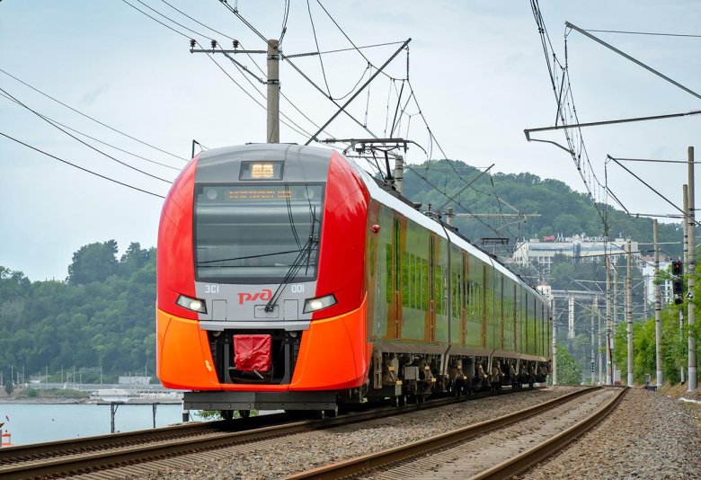 Электропоезд ласточка эс1 001