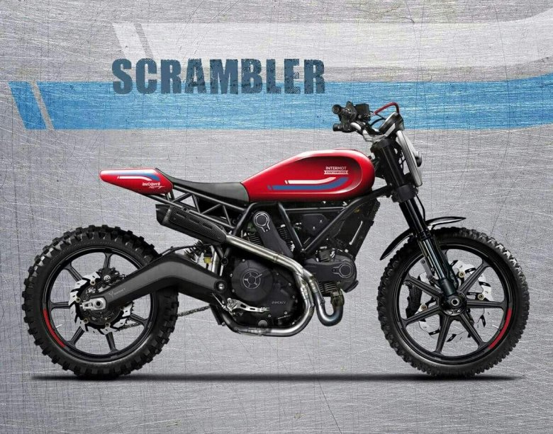 Scrambler motorcycle