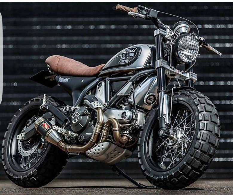 Мотоцикл triumph scrambler