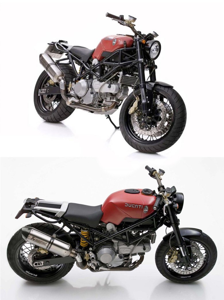 Ducati monster custom scrambler