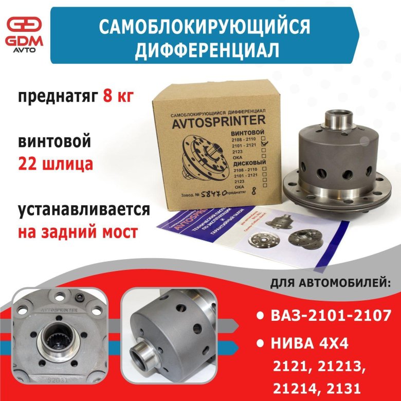 Дифференциал ваз 2101