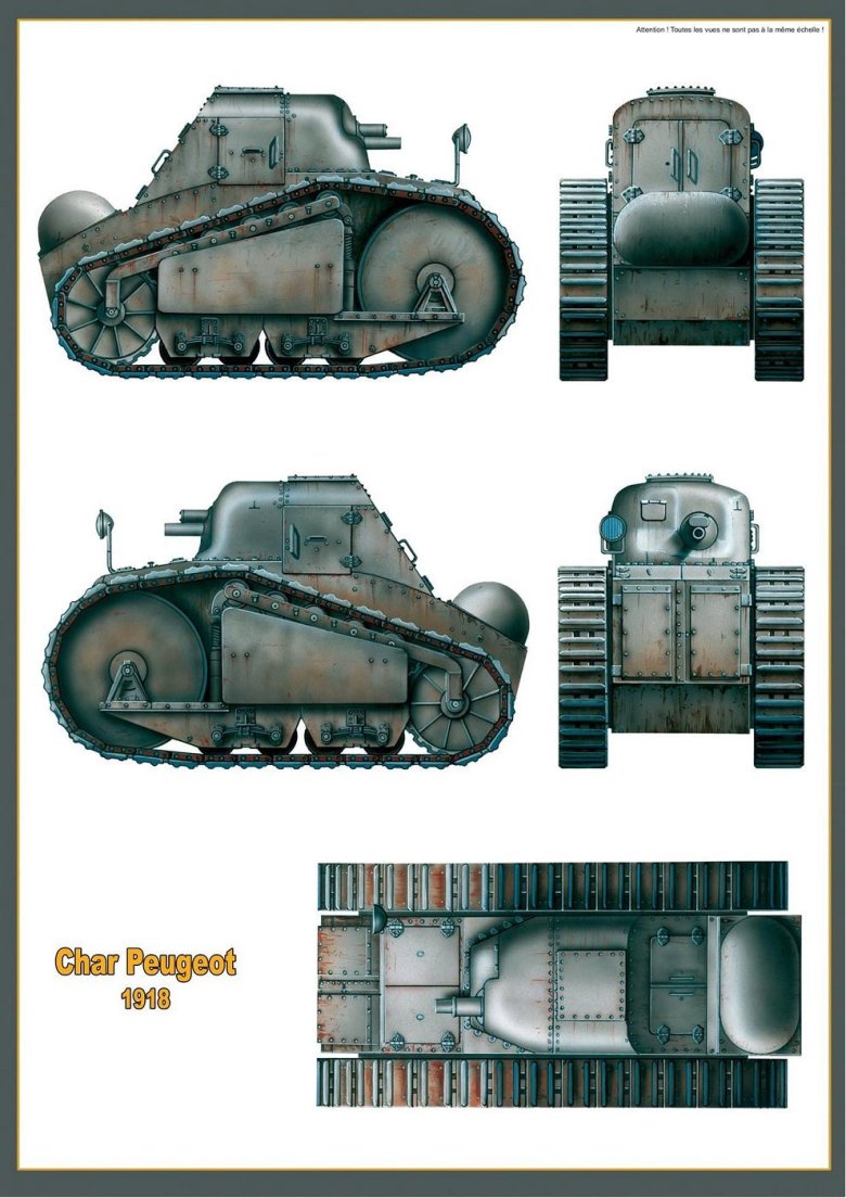 Французские танки 1 мировой