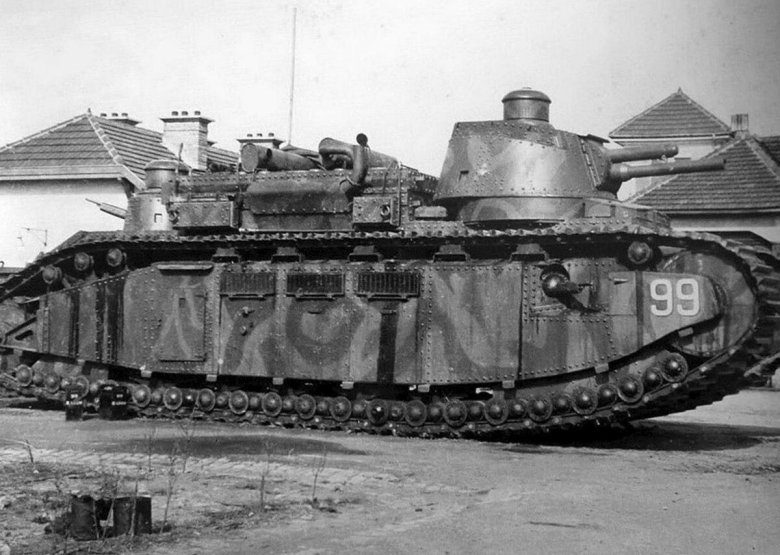 Французский танк fcm 2c